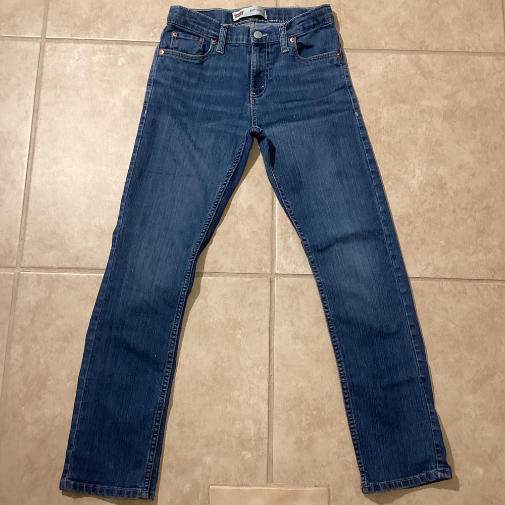 Levis 511 Slim Blue Denim Jeans Boys Size 14